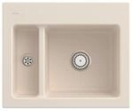 Villeroy und Boch Subway 60 XM Einbausp&uuml;le 678001FU mit Ablaufgarnitur, 620 x 510