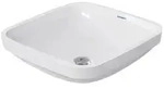 Duravit DuraStyle Einbau Waschtisch 0373370000 &Oslash; 37 cm, weiss, Einbau von unten
