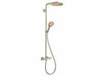 hansgrohe Showerpipe 27633140 1jet, mit Thermostat, brushed bronze