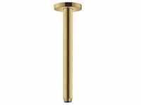hansgrohe S Deckenanschluss 27389990 300mm, polished gold optic, DN 15, runde...