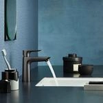 hansgrohe Talis E Waschtisch-Einhebelmischer 71710340 mit Ablaufgarnitur, brushed