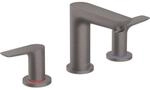 hansgrohe Talis E Waschtisch-3-Loch-Armatur 71733340 mit Ablaufgarnitur, brushed