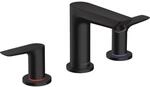 hansgrohe Talis E Waschtisch-3-Loch-Armatur 71733670 mit Ablaufgarnitur, mattschwarz