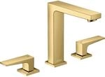 hansgrohe Metropol Waschtisch-3-Loch-Armatur 32515990 Ausladung 152 mm, Push-Open