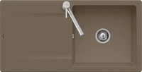 Villeroy & Boch Siluet Einbausp&uuml;le 333601TR mit Ablaufgarnitur und Handbet&auml;tigung,