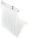 Hewi 801 Duschspritzschutz 801.52.1003092 Dekor uni wei&szlig;, schwer entflammbar,
