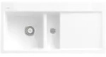 Villeroy und Boch Subway Fl&auml;chenb&uuml;ndige Sp&uuml;le 67701FKG Becken links, mit