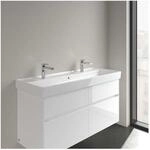 Villeroy & Boch Collaro Waschtisch 4A33C401 weiss, mit Hahnloch und &Uuml;berlauf,