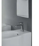 Ideal Standard Edge Bidetarmatur A7118AA mit Ablaufgarnitur, Ausladung 115 mm,