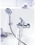Grohe Wannen-Armatur Eurodisc Cosmopolitan Aufputz, mit Brausegarnitur, chrom,