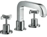hansgrohe Axor Citterio Fertigmontageset 39436000 3-Loch-Wannenrandarmatur, mit