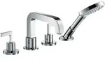 hansgrohe Axor Citterio Fertigmontageset 39454000 4-Loch-Fliesenrandarmatur, mit