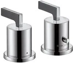 hansgrohe Axor Citterio Fertigmontageset 39482000 2-Loch-Wannenrandarmatur, mit