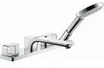 hansgrohe Fertigmontageset Axor Urquiola 11443000 4-Loch-Wannenrandarmatur, chrom