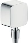 hansgrohe Schlauchanschluss PuraVida Fixfit mit R&uuml;ckflussverhinderer und Kugelgelenk