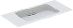 Geberit One Waschtisch 500390011 90x13x40cm, ohne Hahnloch, &Uuml;berlauf verdeckt, wei&szlig;