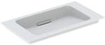 Geberit One M&ouml;bel-Waschtisch 500391011 75x13x40cm, ohne Hahnloch, &Uuml;berlauf