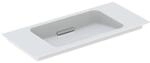 Geberit One M&ouml;bel-Waschtisch 500395012 90x13x40cm, ohne Hahnloch, &Uuml;berlauf