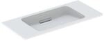 Geberit One Waschtisch 500390012 90x13x40cm, ohne Hahnloch, &Uuml;berlauf verdeckt, wei&szlig;