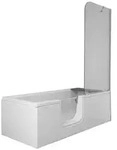 VitrA Conforma Badewanne 57940001000 170 x 75 cm, rechteckig mit Einstieg links,