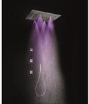 Herzbach Living Spa Farblicht-Regenbrause 11.634800.2.01 Edelstahl poliert,