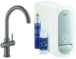 Grohe Blue Home Sp&uuml;ltisch-Einhebelmischer 31455AL1 hard graphite geb&uuml;rstet,