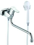 Kludi Pure&easy Wannen- und Brausearmatur 375920565 chrom, DN 15, Wandmontage,