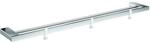Emco Loft Doppelbadetuchhalter 056100180 chrom, 842 mm, mit 3 abnehmbaren Haken weiss