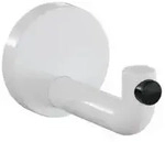 Hewi 477 Wandhaken 477.90.03598 100mm, T&uuml;rpuffer schwarz, signalwei&szlig;