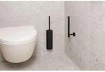 Herzbach Deep Black Toilettenb&uuml;rstengarnitur 23.810000.1.12 , Wandmontage, schwarz