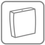 Villeroy und Boch Avento Sp&uuml;lkasten 775811R1 wei&szlig; C-plus, Innengarnitur mit