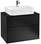 Villeroy & Boch Finion Unterschrank G09200PD 80x60,3x50,1cm, Black Matt Lacquer
