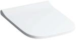 Geberit Smyle Square WC-Sitz 500687011 weiss, mit Absenkautomatik, Scharniere chrom