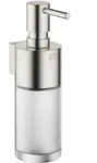 Dornbracht Spender 83435970-06 Wandmodell, Flasche aus Kristallglas, matt, Platin