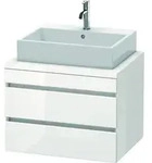 Duravit DuraStyle Waschtisch-Unterschrank DS531602222 70 x 54,8 cm, wei&szlig; hochglanz,