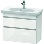 Duravit DuraStyle Waschtisch-Unterschrank DS649902222 73 x 36,8 cm, wei&szlig; hochglanz,