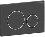 Geberit Sigma 20 Round Bet&auml;tigungsplatte 115882141 Platte und Tasten schwarz...