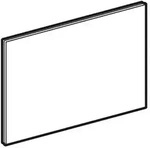 Geberit Sigma80 Bet&auml;tigungsplatte 242618SG1 Glas, schwarz