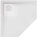 Hoesch Muna Mineralguss-5-Eck-Duschwanne 4219.010 90 x 90 x 3 cm, wei&szlig;, aus...