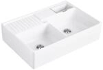 Villeroy und Boch Sp&uuml;lstein Doppelbecken 632391RW Ablaufgarnitur,...