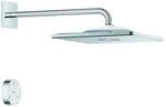 Grohe Rainshower Kopfbrauseset 26642000 chrom, Brausenarm 42,2 cm, 2 Strahlarten