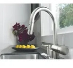 Grohe Minta K&uuml;chenarmatur 32321DC2 supersteel, herausziehbare Dual-Sp&uuml;lbrause,