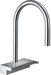 hansgrohe Aquno Select M81 K&uuml;chenarmatur 73837000 mit Ausziehbrause, 3jet, chrom