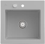 Villeroy und Boch Subway 50 S Einbausp&uuml;le 331502SM mit Ablaufgarnitur,