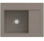 Villeroy und Boch Subway 45 Compact Einbausp&uuml;le 331201TR links, mit Ablaufgarnitur,