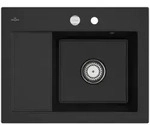 Villeroy und Boch Subway 45 Compact Einbausp&uuml;le 331302J0 rechts, mit Ablaufgarnitur,