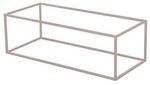 Bette BetteLux Shape Gestell Q001-818 170 x 75 cm, rose matt, f&uuml;r Badewanne