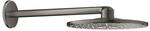 Grohe Rainshower Kopfbrauseset 26475AL0 hard graphite geb&uuml;rstet, Brausearm 430mm, 2