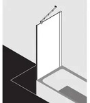Kermi Pasa XP Seitenwand verk&uuml;rzt neben Badewanne PXTVD07516VYK 75x160cm,...