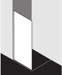 Kermi Glasanlage XCWIO12020VPK 120x200cm, silber hochglanz, ESG klar Clean